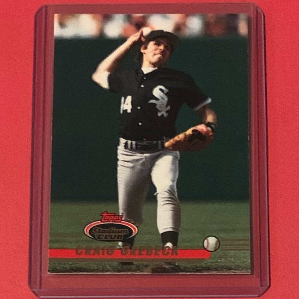 Craig Grebeck #136 1993 Topps Stadium Club Baseball Trading Card